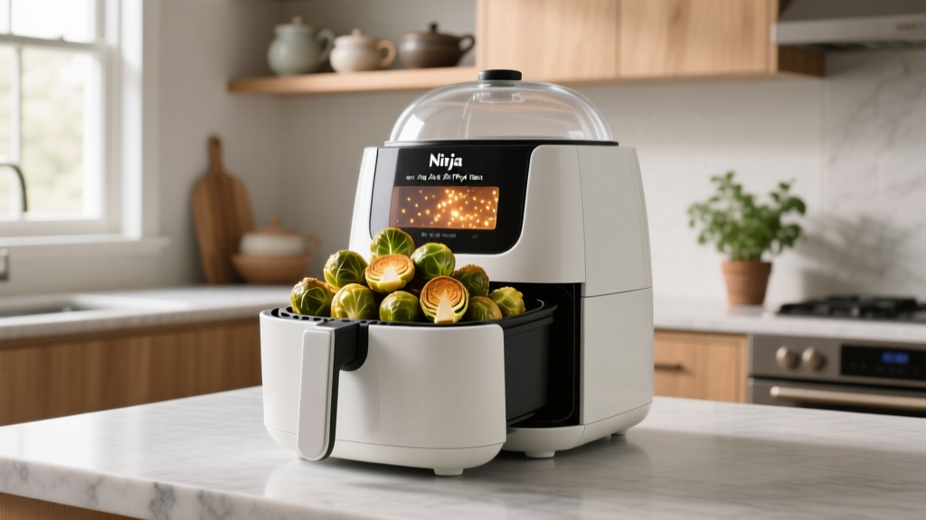 Perfect Crispy Brussels Sprouts in Ninja Air Fryer Oven