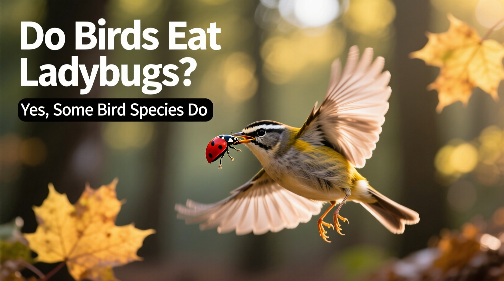 do birds eat ladybugs