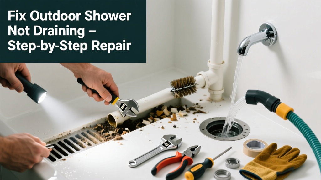 Fix Outdoor Shower Not Draining: Step-by-Step Repair