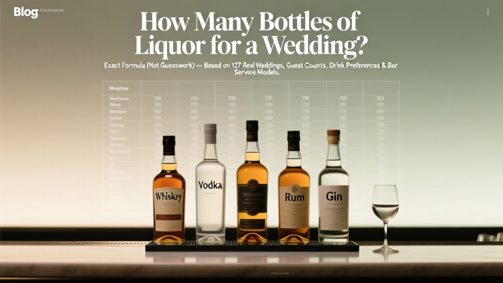 How Many Bottles of Liquor for a Wedding (2026)