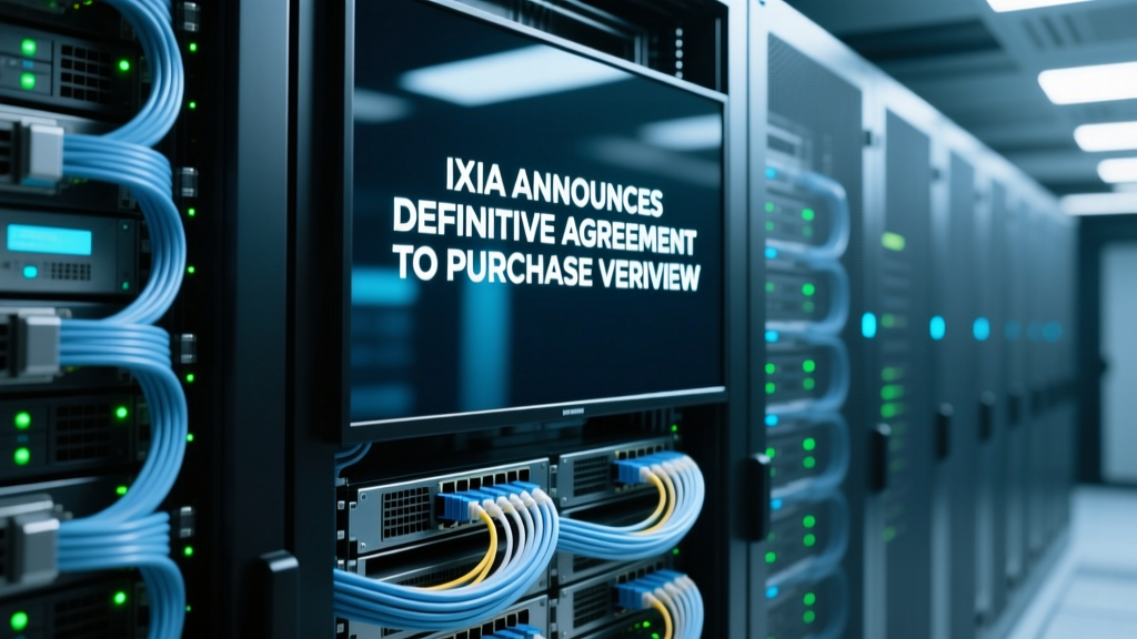 Ixia Announces Definitive Agreement to Purchase Veriwave: Strategic Expansion in Wireless Test & Validation