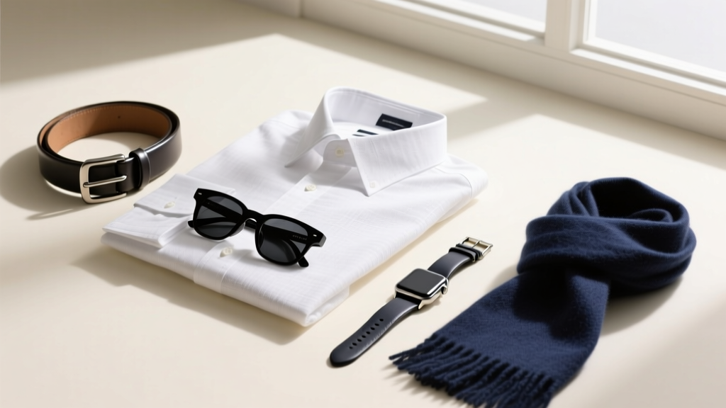 Flat lay men