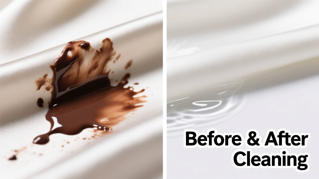 How to Remove Chocolate from Silk Safely