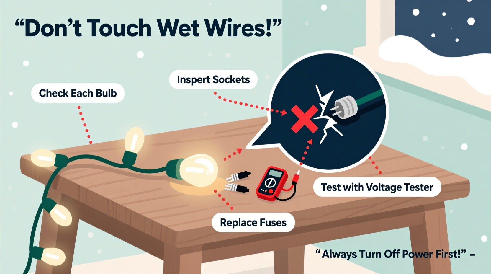 why does half my strand of christmas lights go out troubleshooting guide for beginners