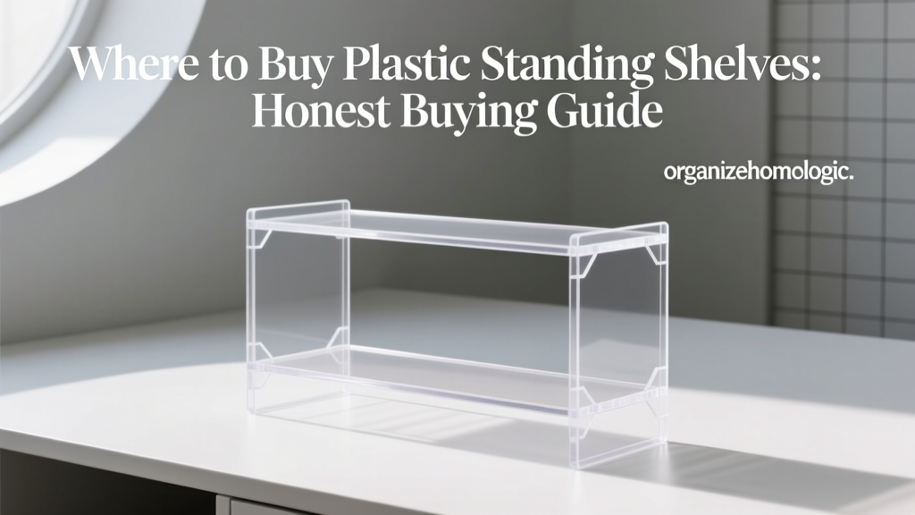 Where to Buy Plastic Standing Shelves: Honest Buying Guide