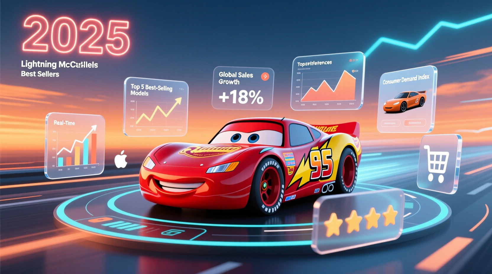 best selling lightning mcqueen