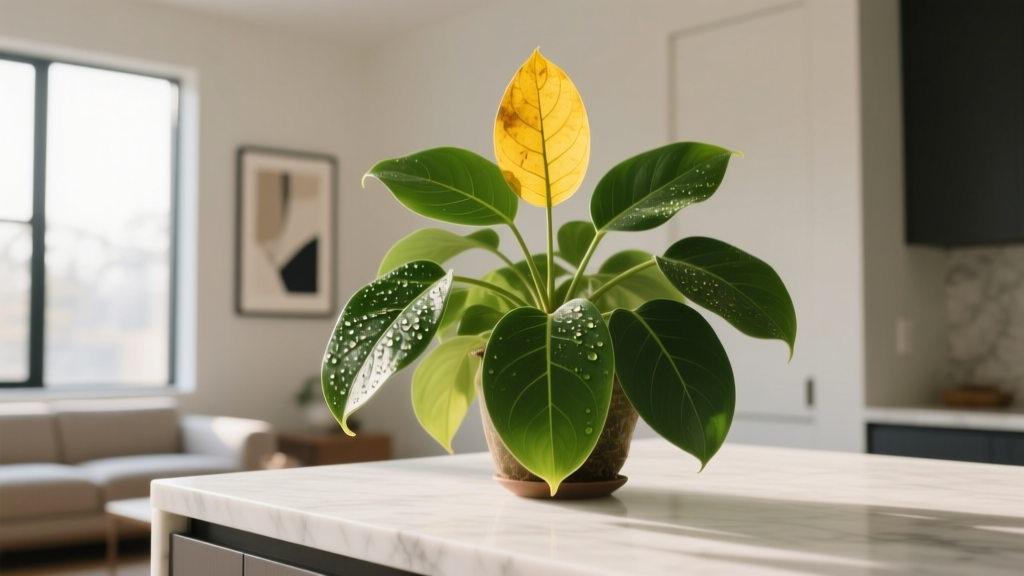 How to Water Houseplants with Yellow Leaves