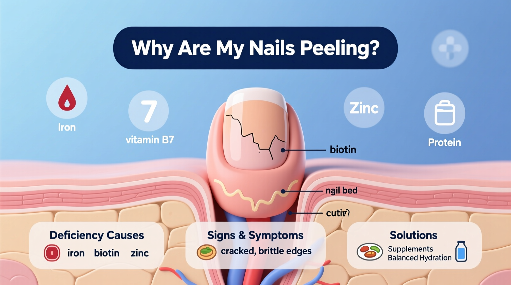 why are my nails peeling possible deficiencies and fixes