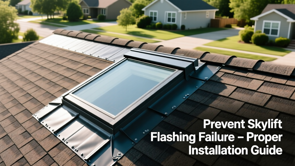 How to Prevent Skylight Flashing Failure on Roofs