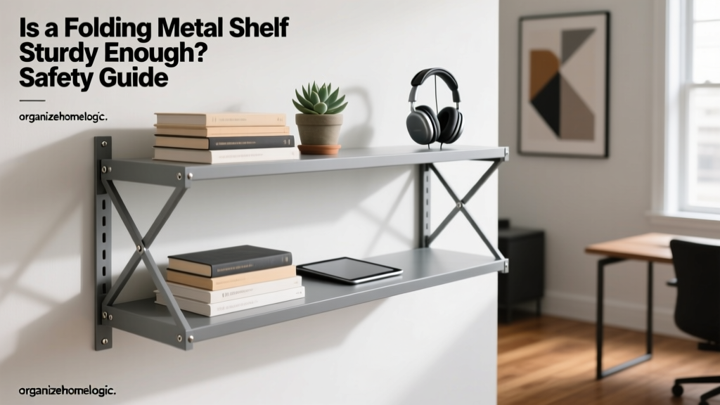 Is a Folding Metal Shelf Sturdy Enough? Safety Guide