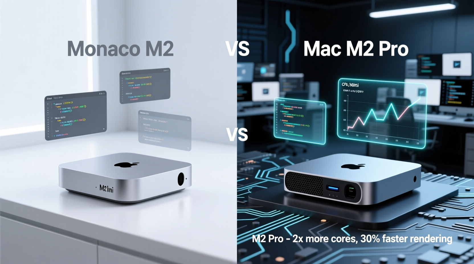 mac mini m2 vs m2 pro is the extra power necessary for coding and development