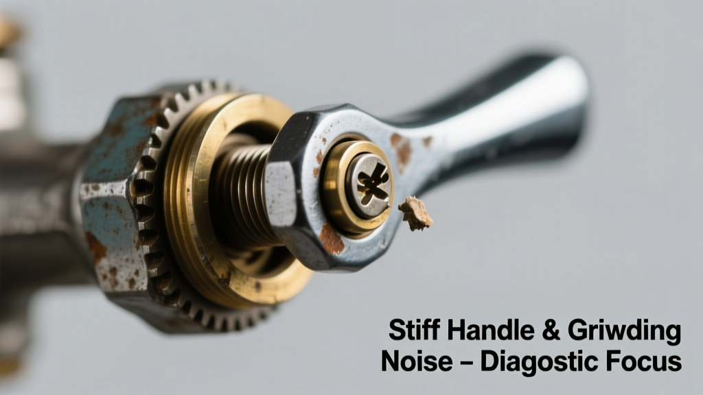 Faucet Handle Stiff with Grinding Noise: Quick Diagnosis