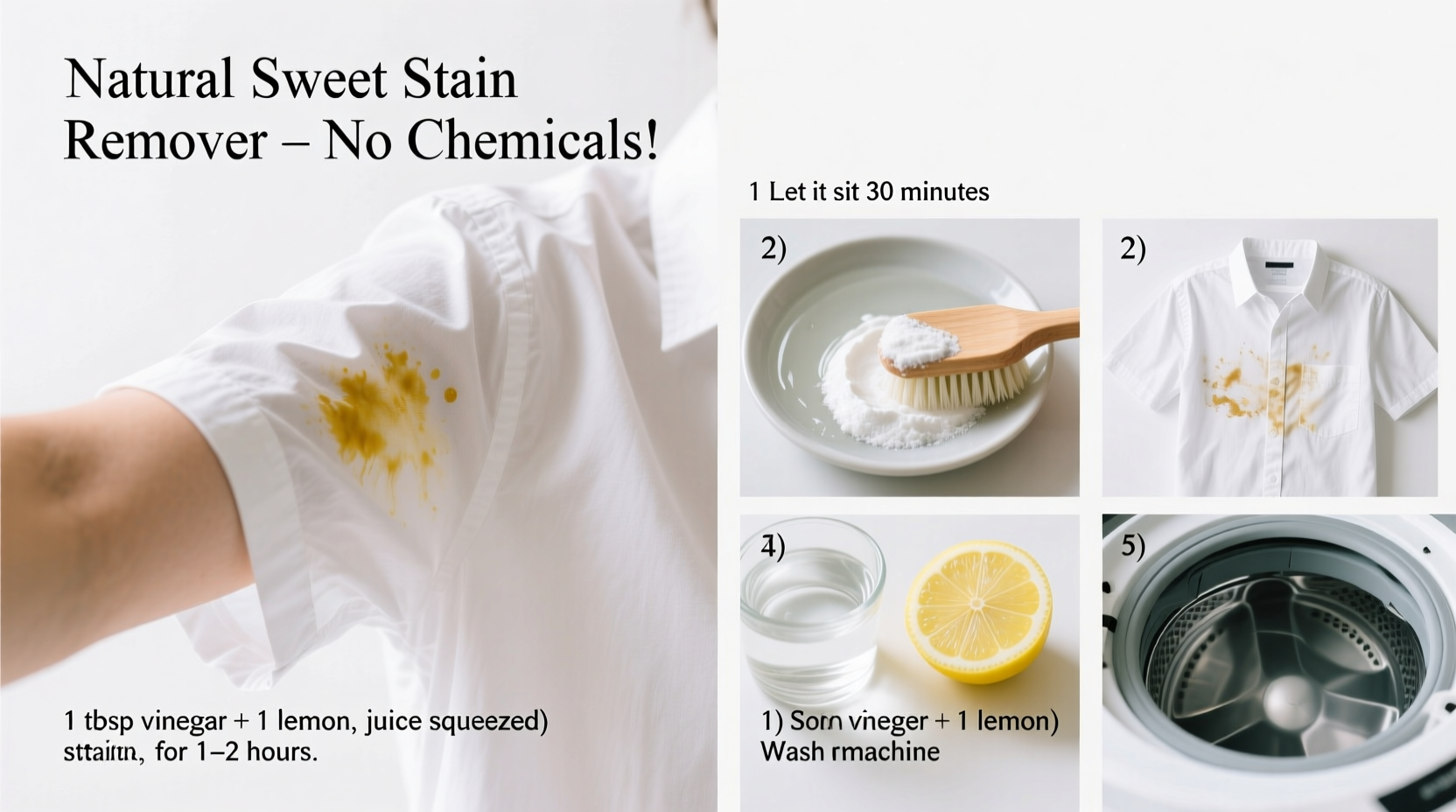 How To Remove Sweat Stains From White Shirts Naturally At Home