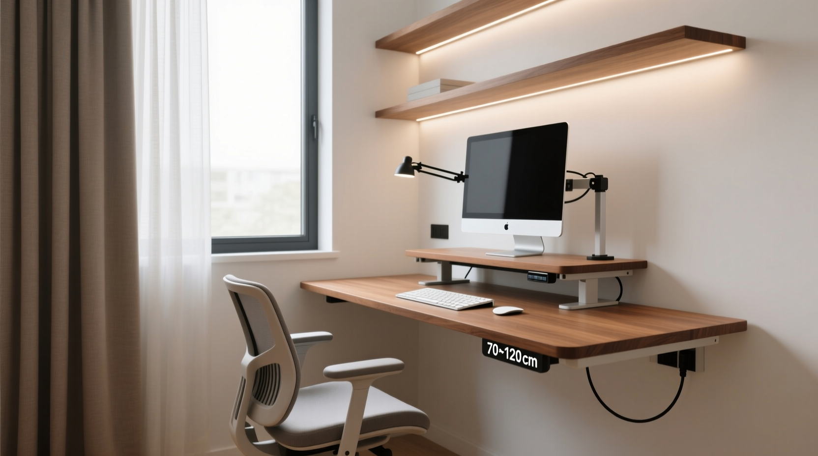 how to choose the right size standing desk for small home office spaces