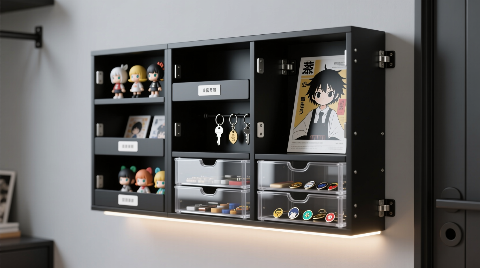 anime merch storage closet organization tips