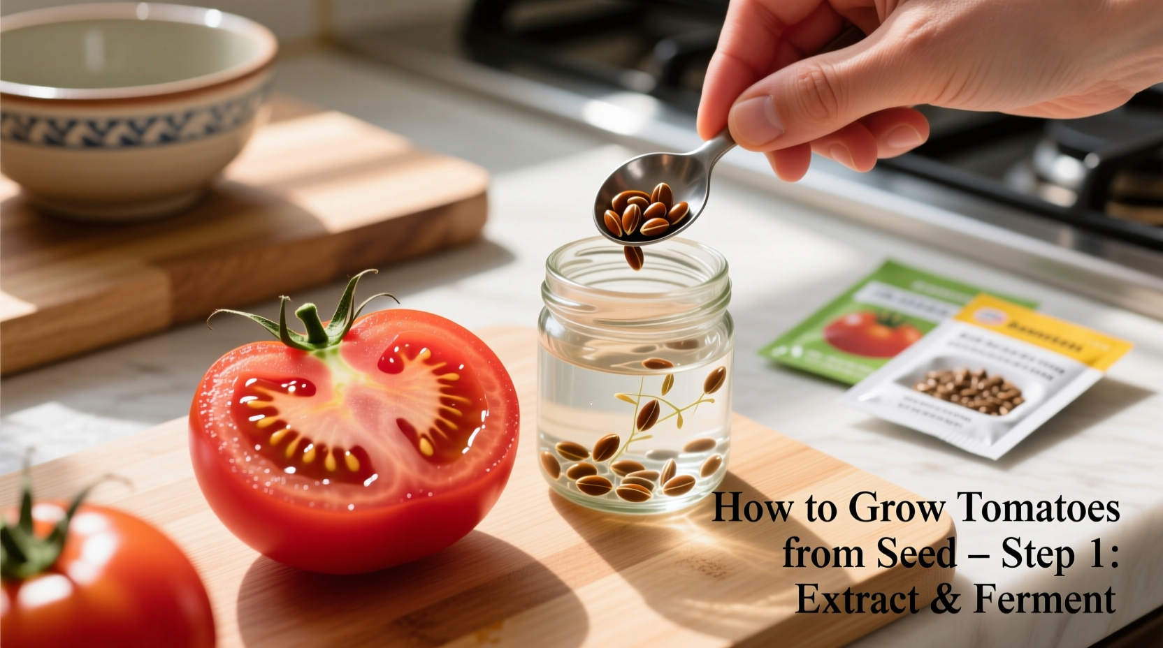 how to plant tomatoes from a tomato