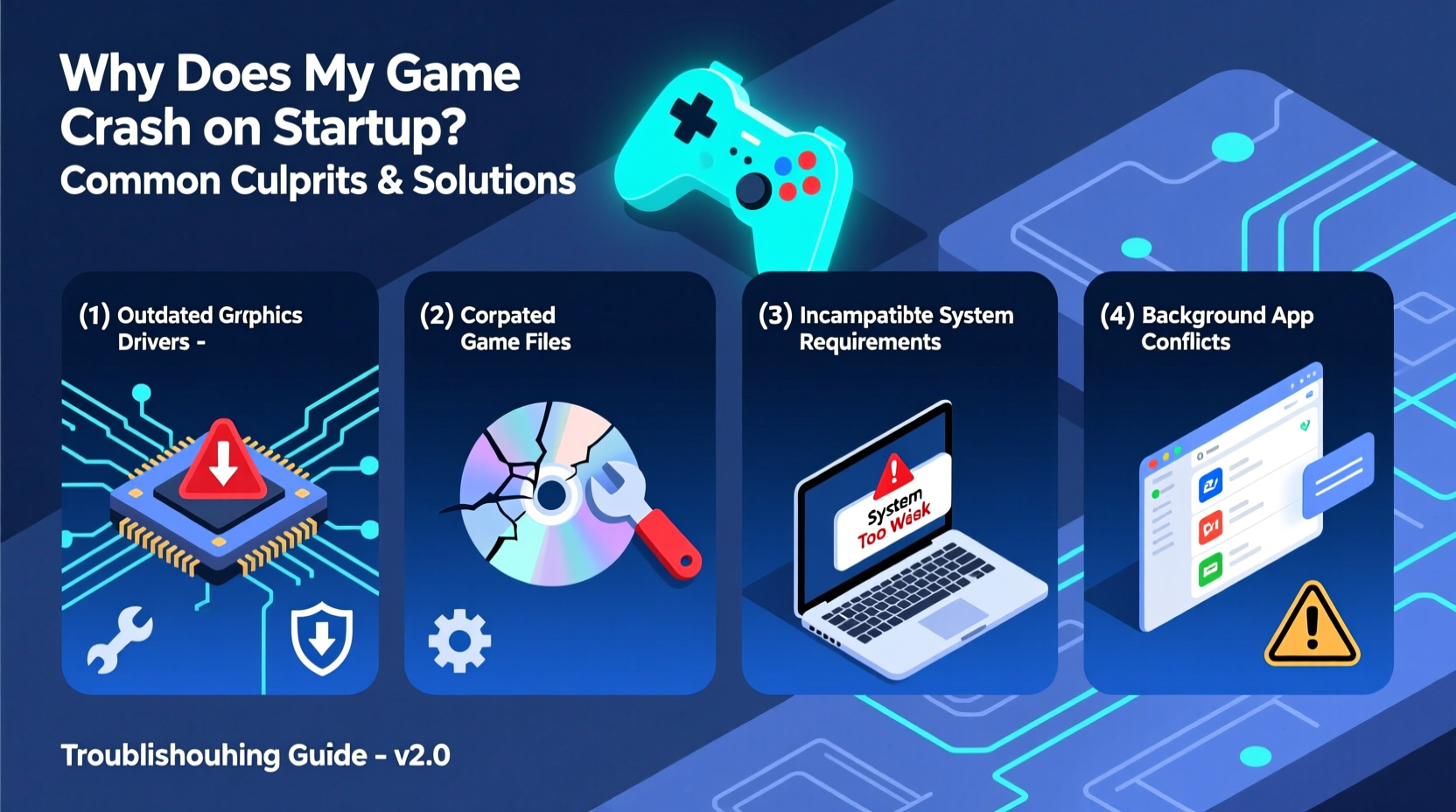 why does my game crash on startup common culprits and solutions