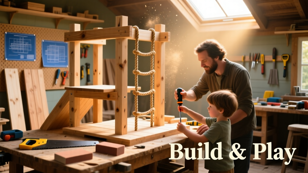 DIY Backyard Playground Set for Kids