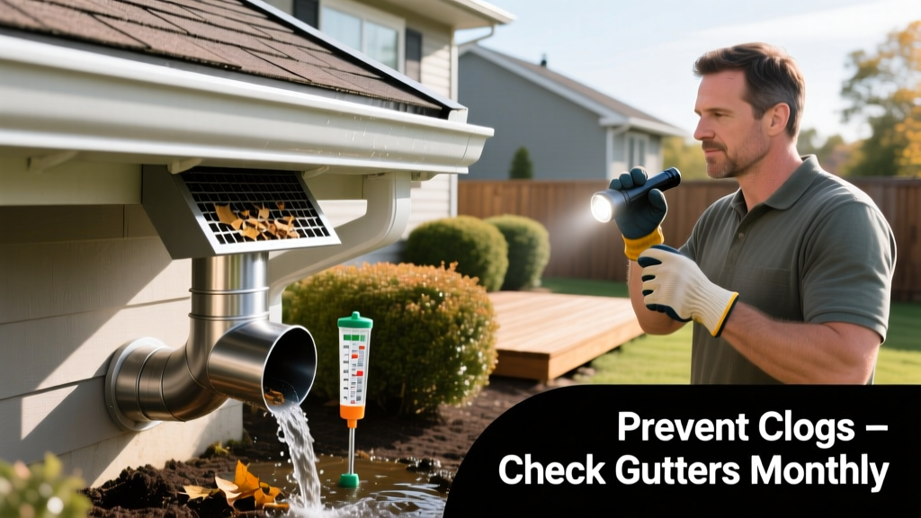 How to Prevent Gutter Downspout Clogs at Home
