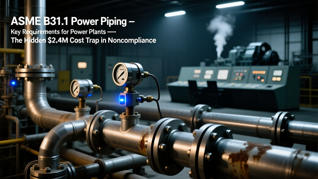 ASME B31.1 Power Piping: Avoid $2.4M Noncompliance Costs