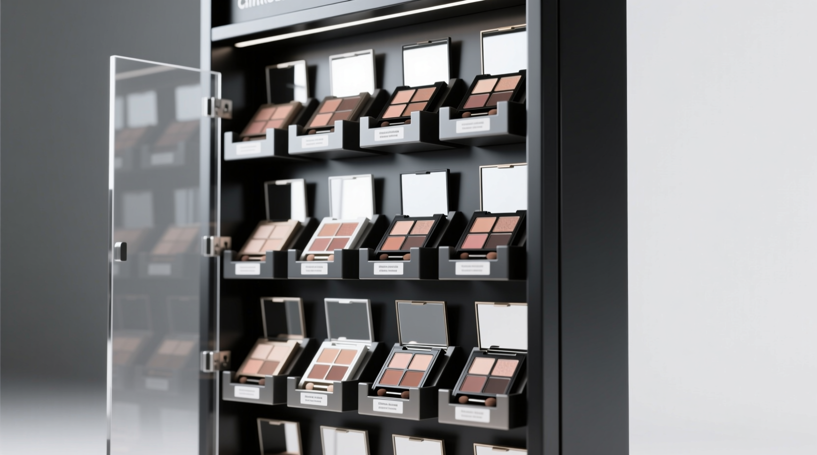 closet organization tips for collectible makeup palettes