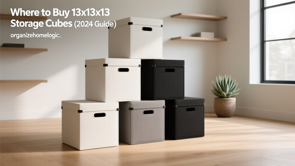 Where to Buy 13x13x13 Storage Cubes (2024 Guide)