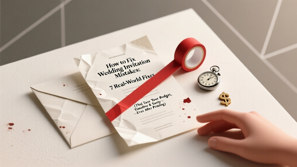 Wedding Invitation Mistakes: 7 Fixes (2026)