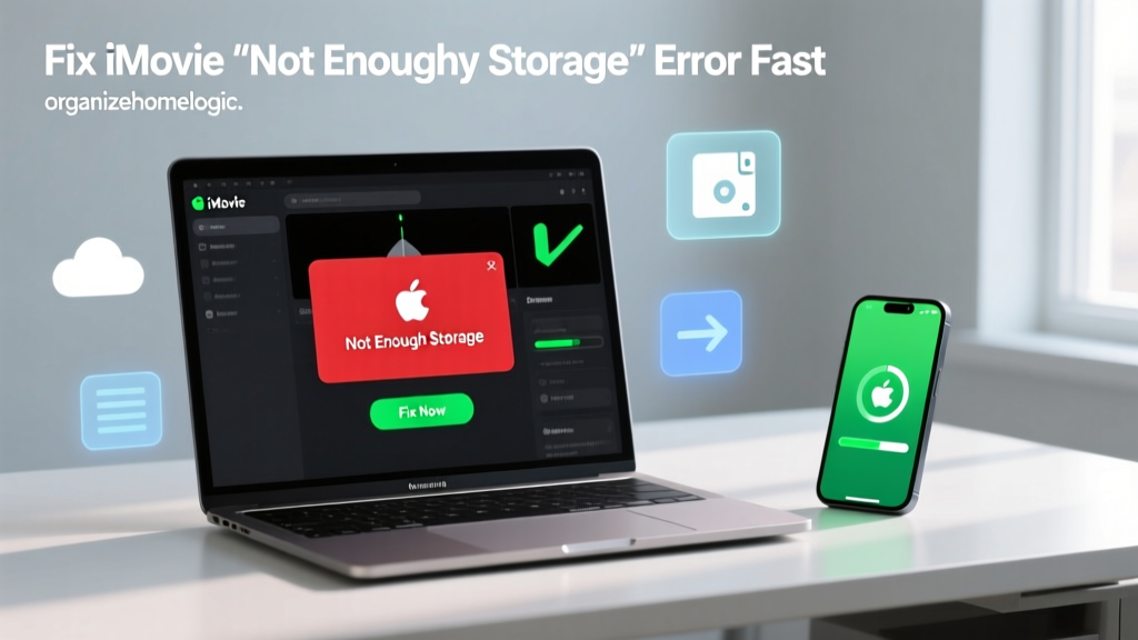 Fix iMovie 'Not Enough Storage' Error Fast