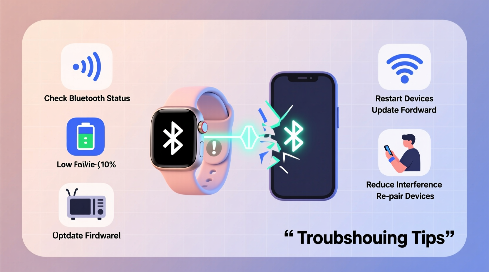 why does my smartwatch keep disconnecting from my phone troubleshooting bluetooth drops