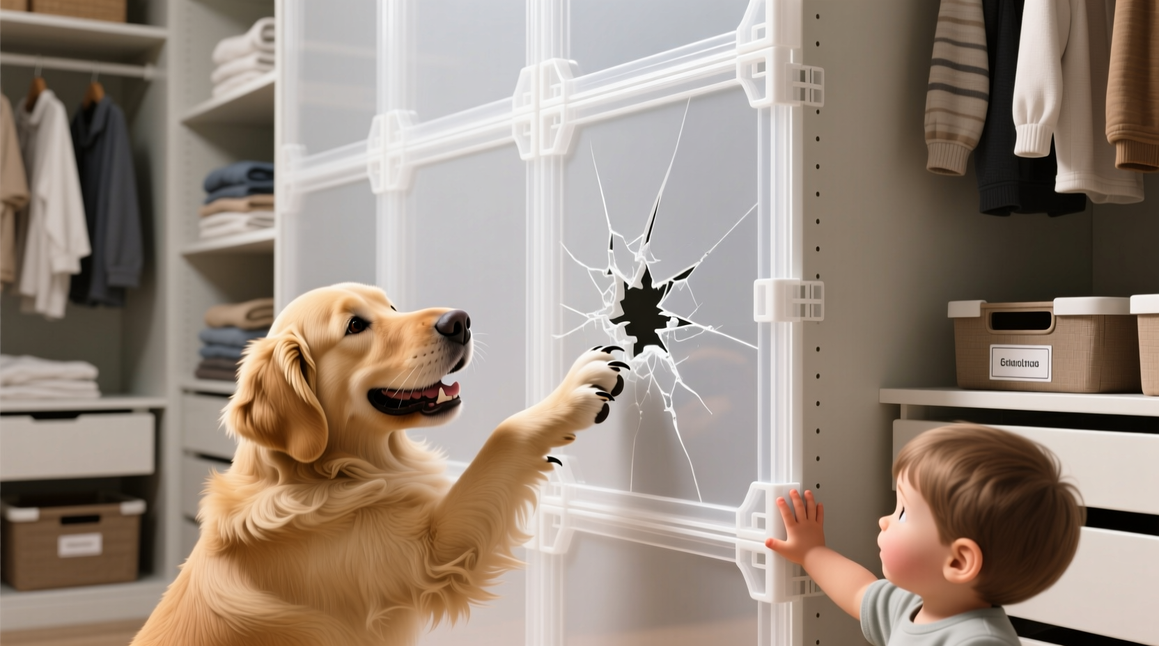 closet organization tips pet proof vs toddler proof dividers