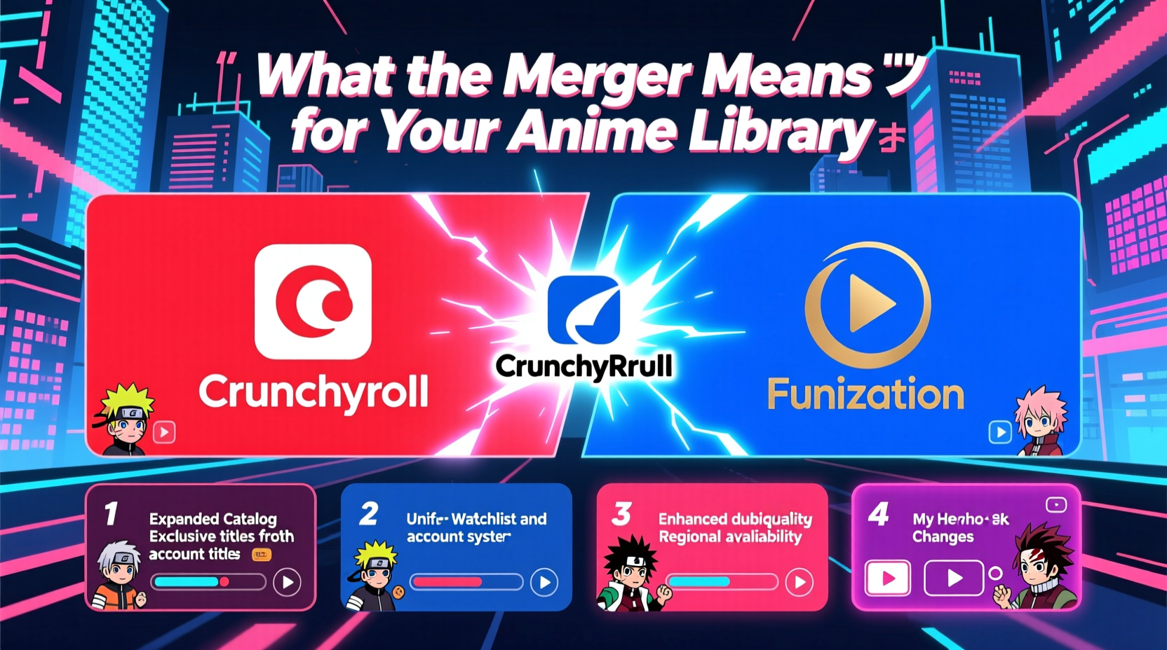 crunchyroll vs funimation merger what it means for your anime library