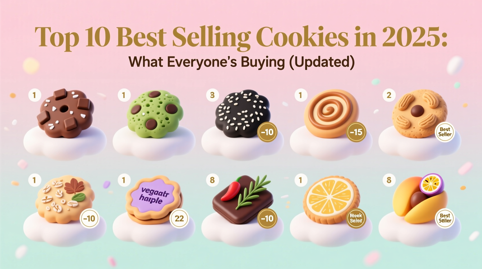 best selling cookies