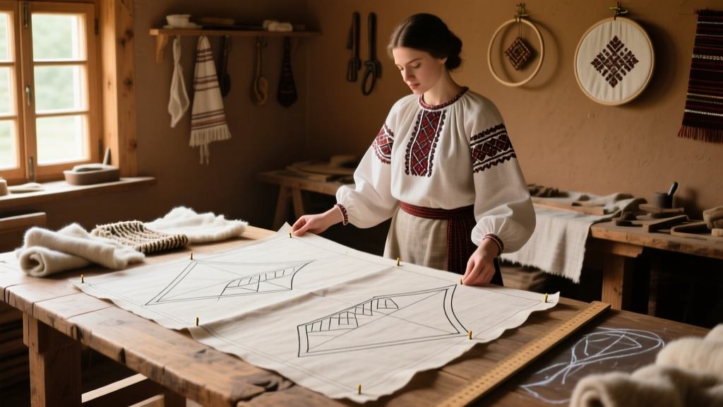 Master Slavic Rubakha Zero-Waste Pattern Drafting in 2026
