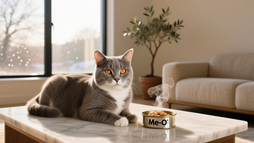 Me-O Wet Cat Food Review Winter Care