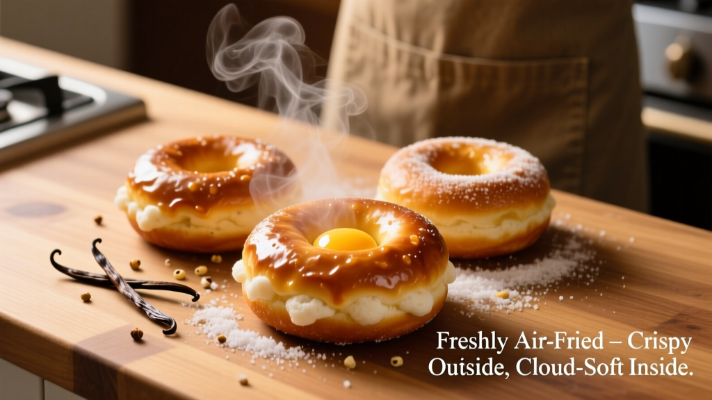 Air Fryer Brioche Donuts: Crispy & Cloud-Soft