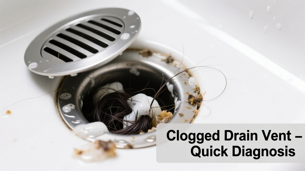 Drain Vent Clogged and Not Working at All: Quick Diagnosis