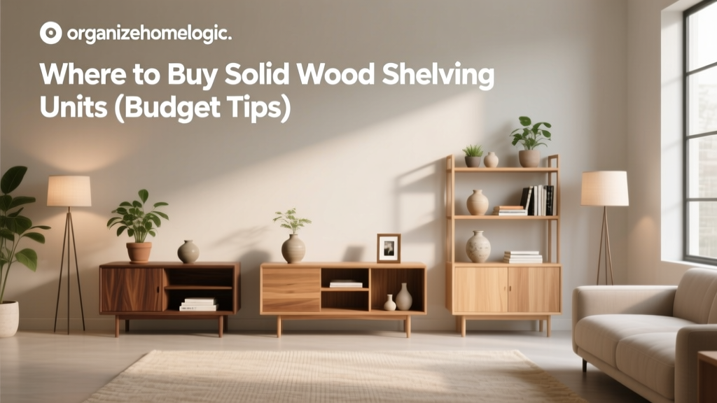 Where to Buy Solid Wood Shelving Units (Budget Tips)