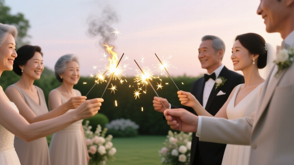 Sparkler Lighting Guide for Weddings (2026)