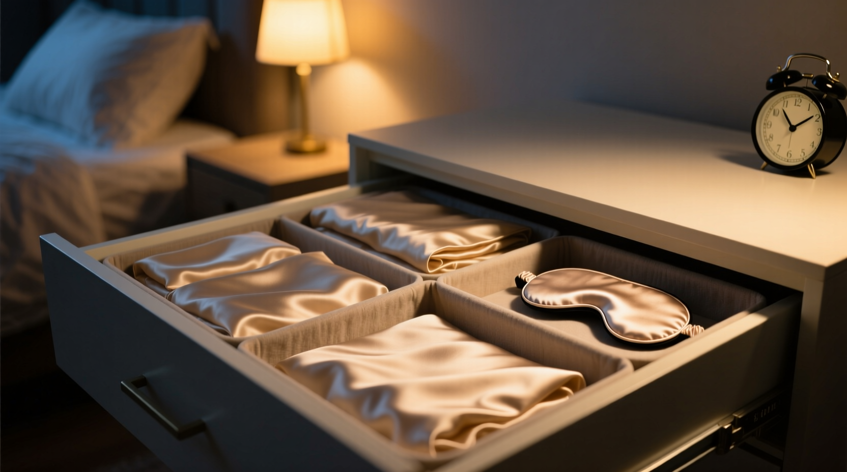 closet organization tips for silk skincare