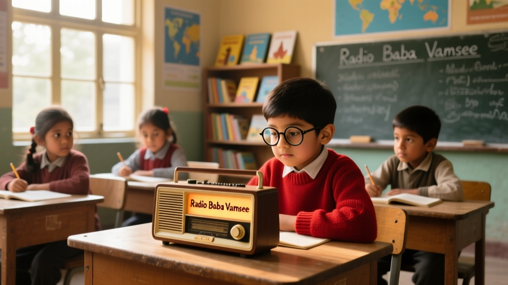 Radio Baba Vamsee: A Lifeline for Rural Education and Child Development in Andhra Pradesh