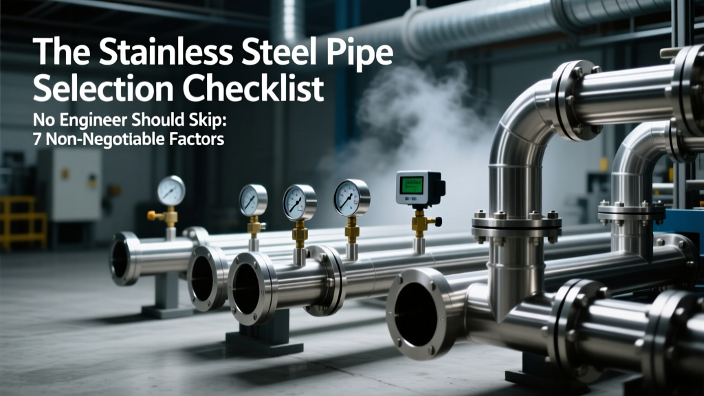 Stainless Steel Pipe Selection Checklist: 7 Critical Factors