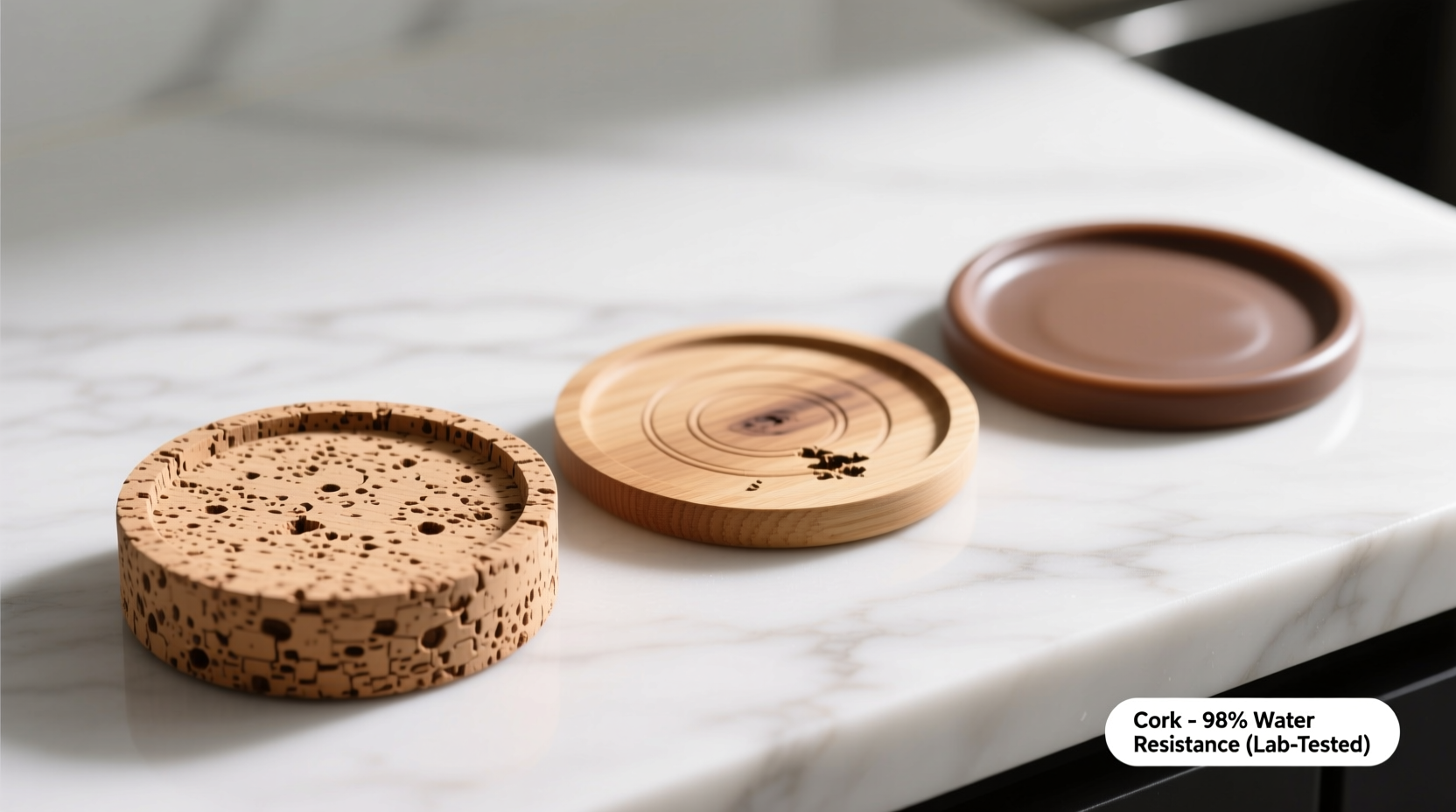 cork coasters do they really stop water rings