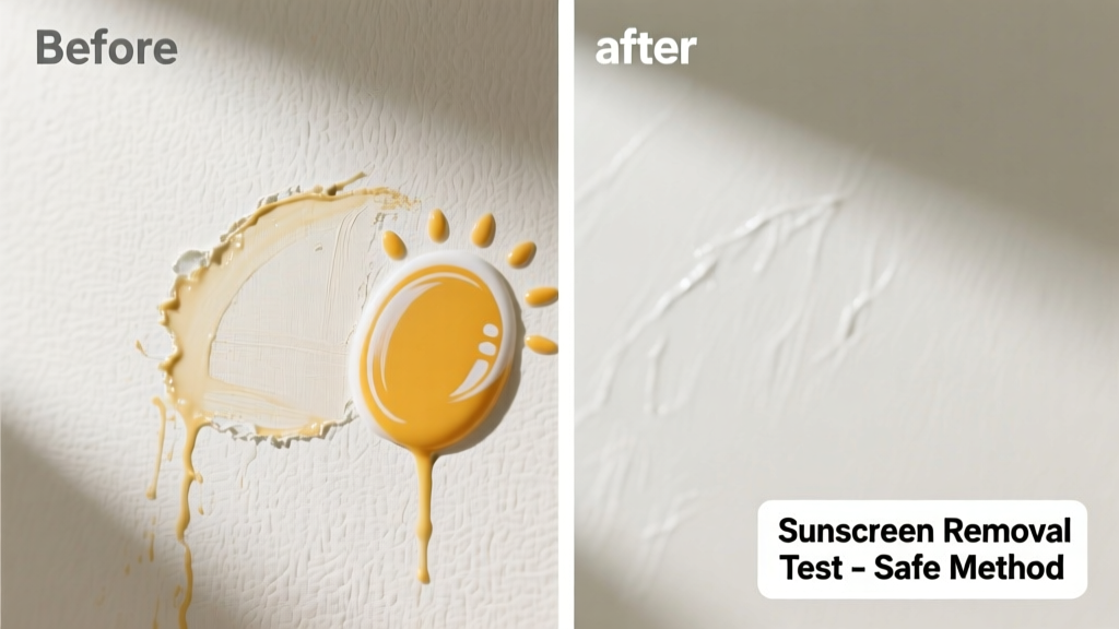 How to Remove Sunscreen from Wallpaper Safely