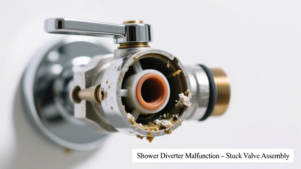 Shower Diverter Stuck and Not Working at All