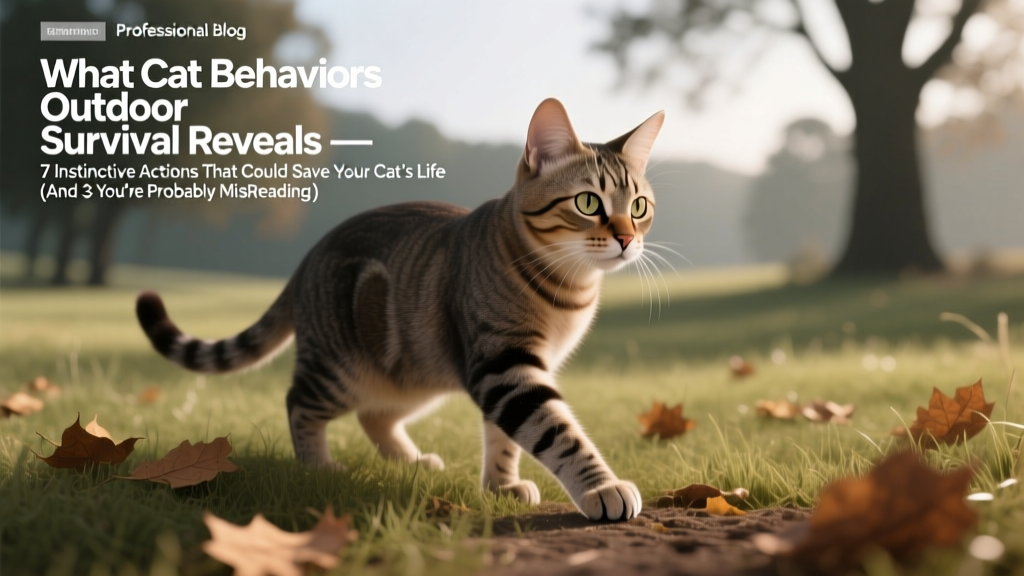 What Cat Behaviors Outdoor Survival Reveals
