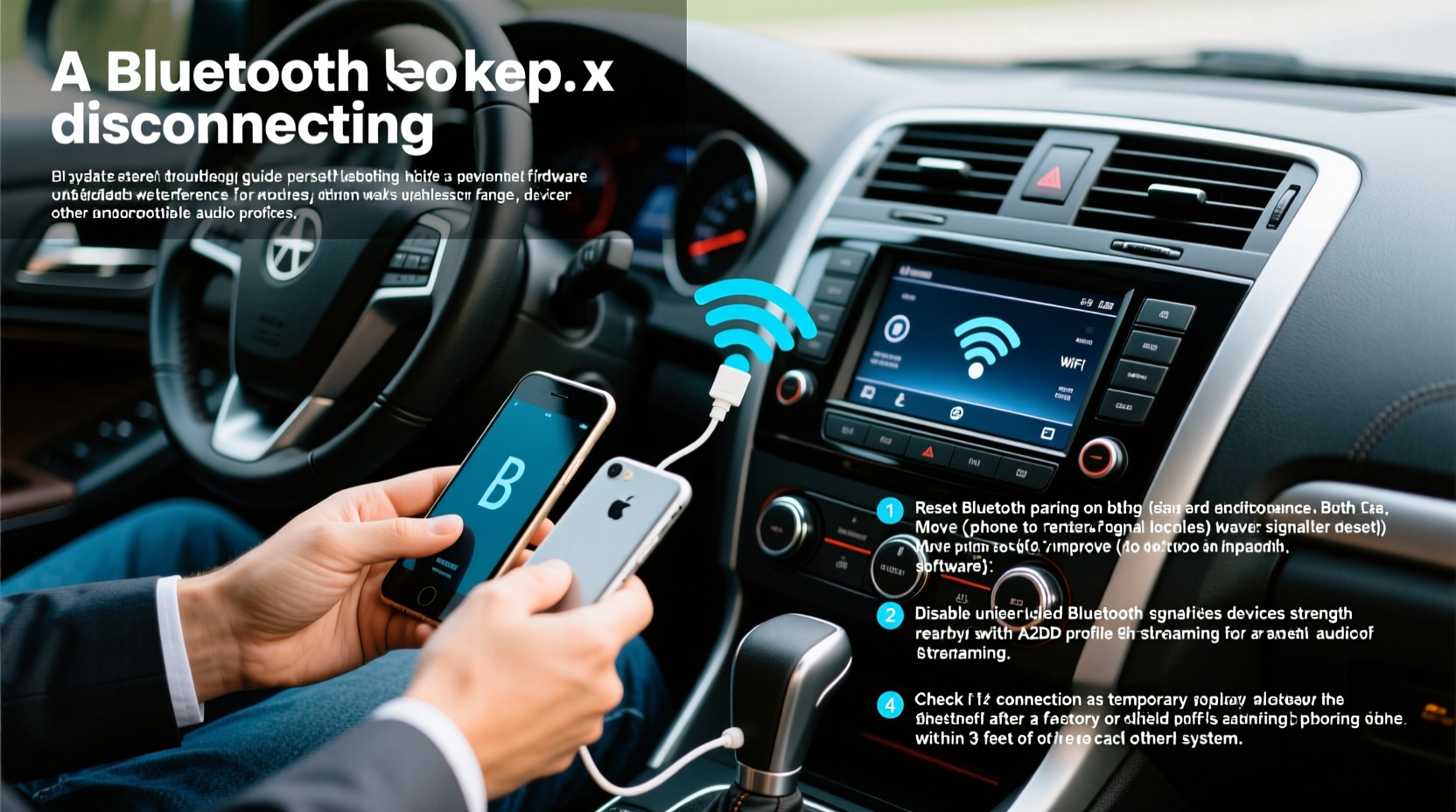 why does my bluetooth keep disconnecting in my car and how to fix it