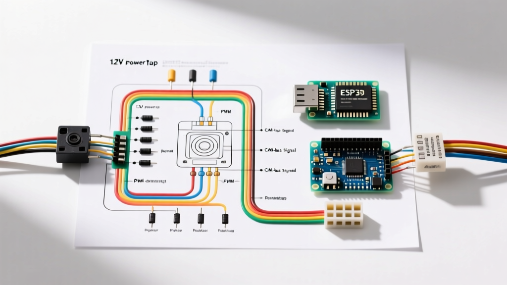 Reverse Camera for Car Wiring Diagram: 12V & CAN-Bus Install