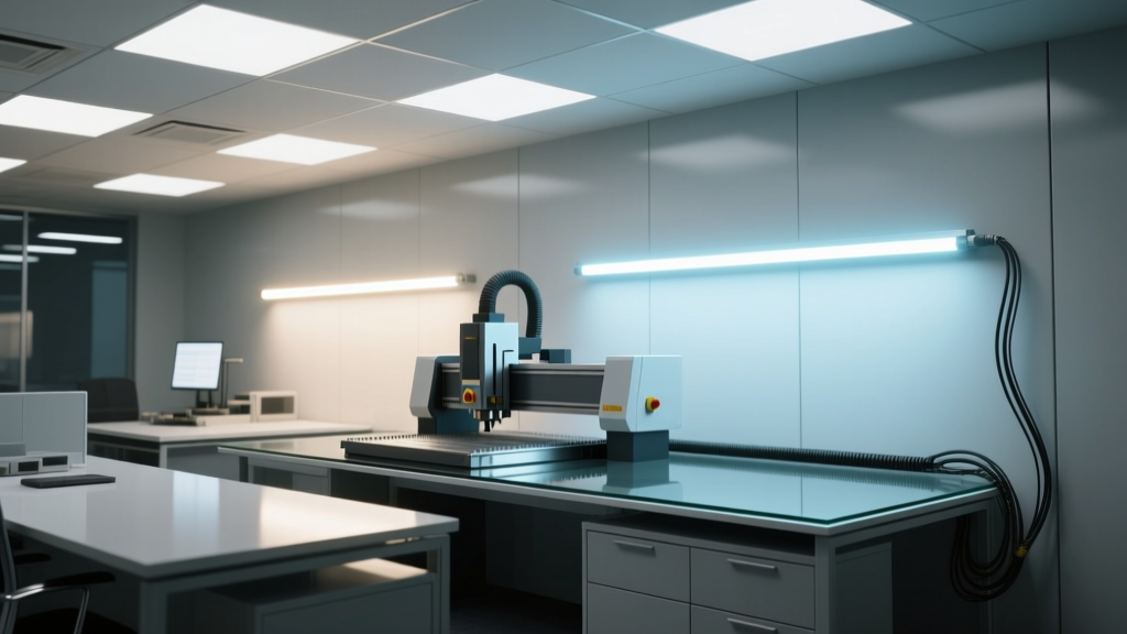 Industrial CNC Task Lighting: 5000K LED Solutions