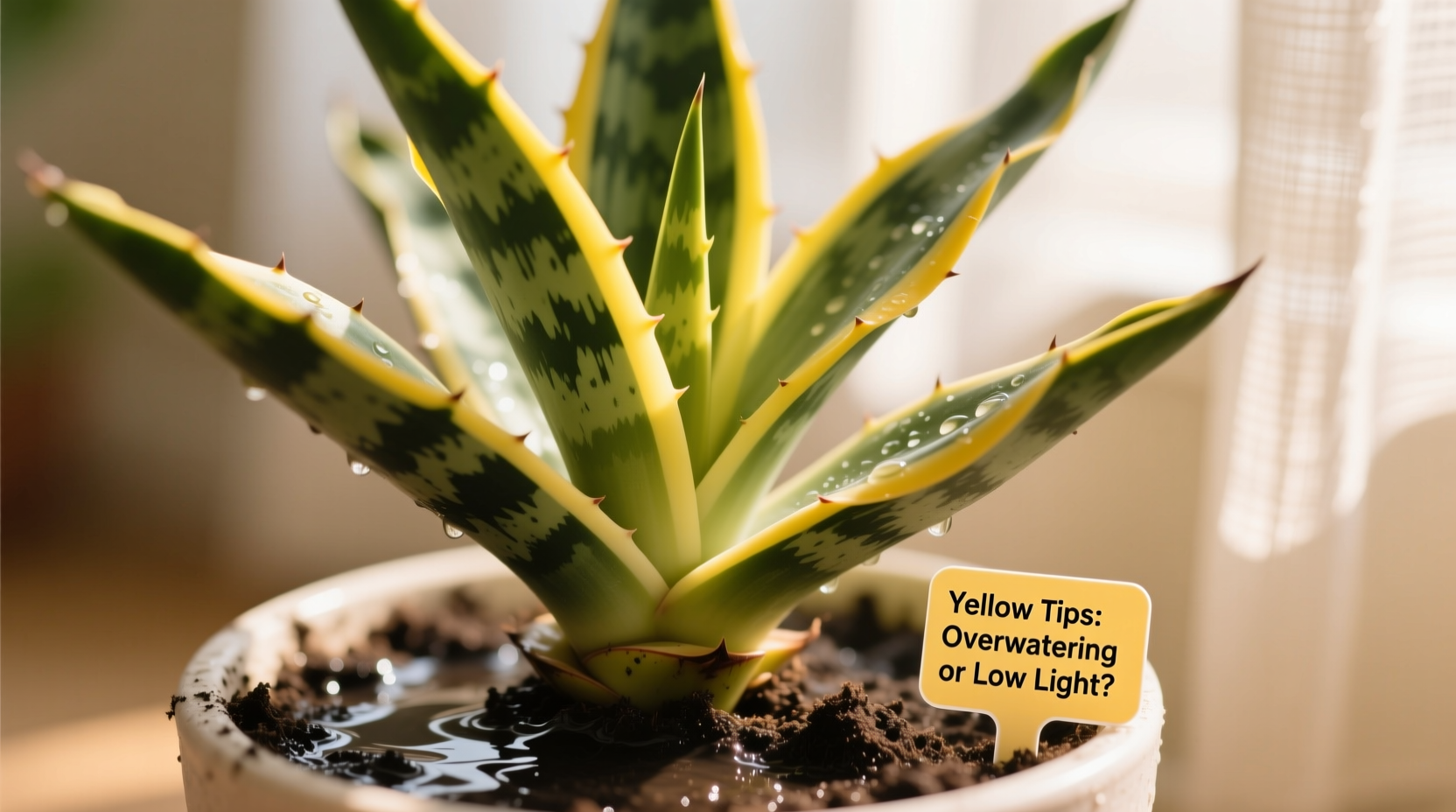 why does my snake plant have yellow tips overwatering or not enough light
