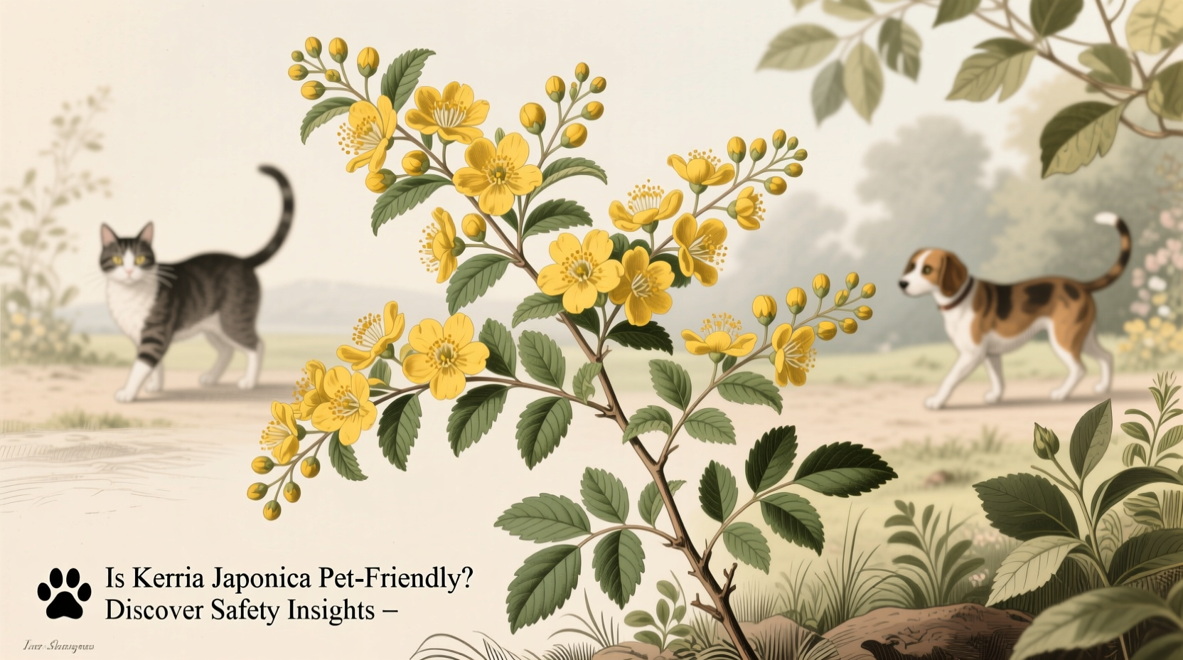 Is Kerria Japonica Pet-Friendly? Discover Safety Insights